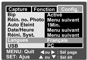FERRANIA SD-602 - Choisir la langue - 1