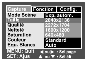 FERRANIA SD-602 - Régler la résolution et la qualité d'image - 1