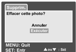 FERRANIA SD-602 - Effacer en mode photographie (fonction de suppression rapide) - 2