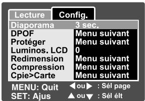 FERRANIA SD-602 - Menu lecture - 1