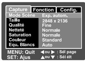 FERRANIA SD-602 - Menu image fixe (capture) - 1