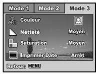 FERRANIA SD-710 - Menus de l'appareil photo - 4