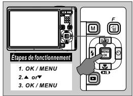 FERRANIA SD-715 - Programmer le mode prise de vue (par défaut: AUTO) - 1