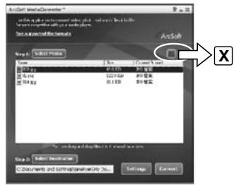 FERRANIA SD-715 - Ce que vous pouvez faire avec arssoft media converter pour convertir les photos ou fichiers vidéo - 3