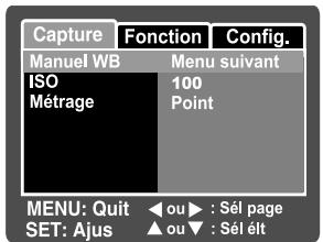 FERRANIA SOLARIS DIGITAL 602 - Menu image fixe (capture) - 2