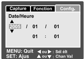 FERRANIA SOLARIS DIGITAL 602 - Définir la date et l'heure - 2