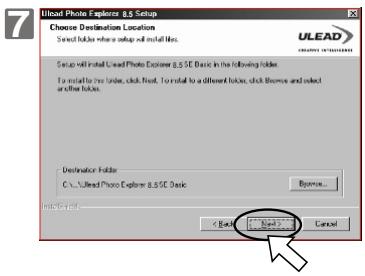 FERRANIA SOLARIS DIGITAL 711 - Installation de Ulead Photo Explorer - 7
