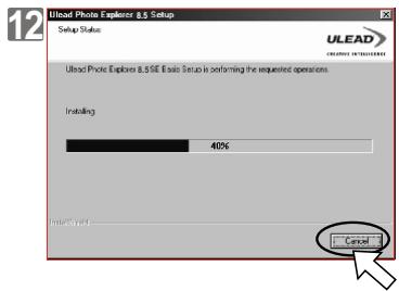 FERRANIA SOLARIS DIGITAL 711 - Installation de Ulead Photo Explorer - 12
