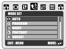 FERRANIA SOLARIS DIGITAL 714 - Programmer le mode prise de vue (par défaut: AUTO) - 4