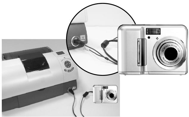 FERRANIA SOLARIS DIGITAL 714 - Connecter l'appareil photo à une imprimante compatible avec pictbridge - 1