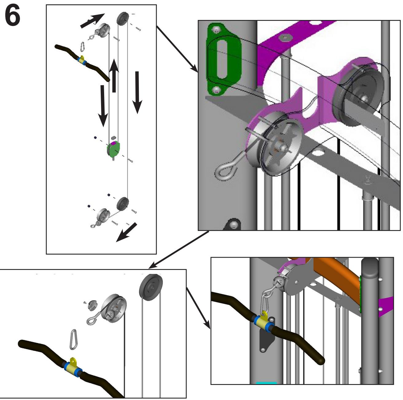 CYBEX INTERNATIONAL JUNGLE GYM - Pièces endommagées - 21