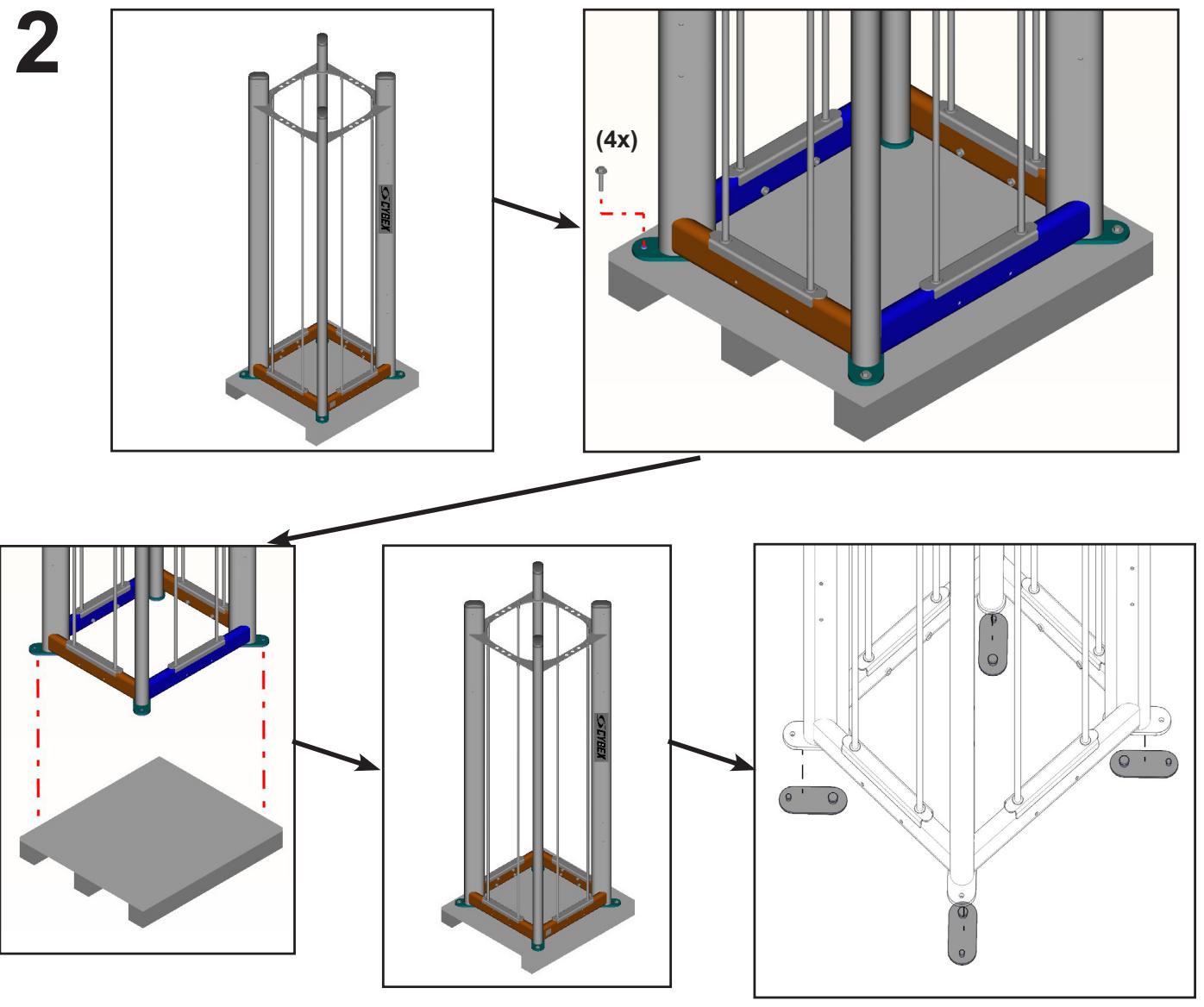 CYBEX INTERNATIONAL JUNGLE GYM - Pièces endommagées - 2