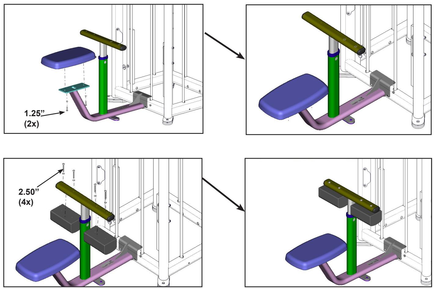 CYBEX INTERNATIONAL JUNGLE GYM - Arm extension - 8