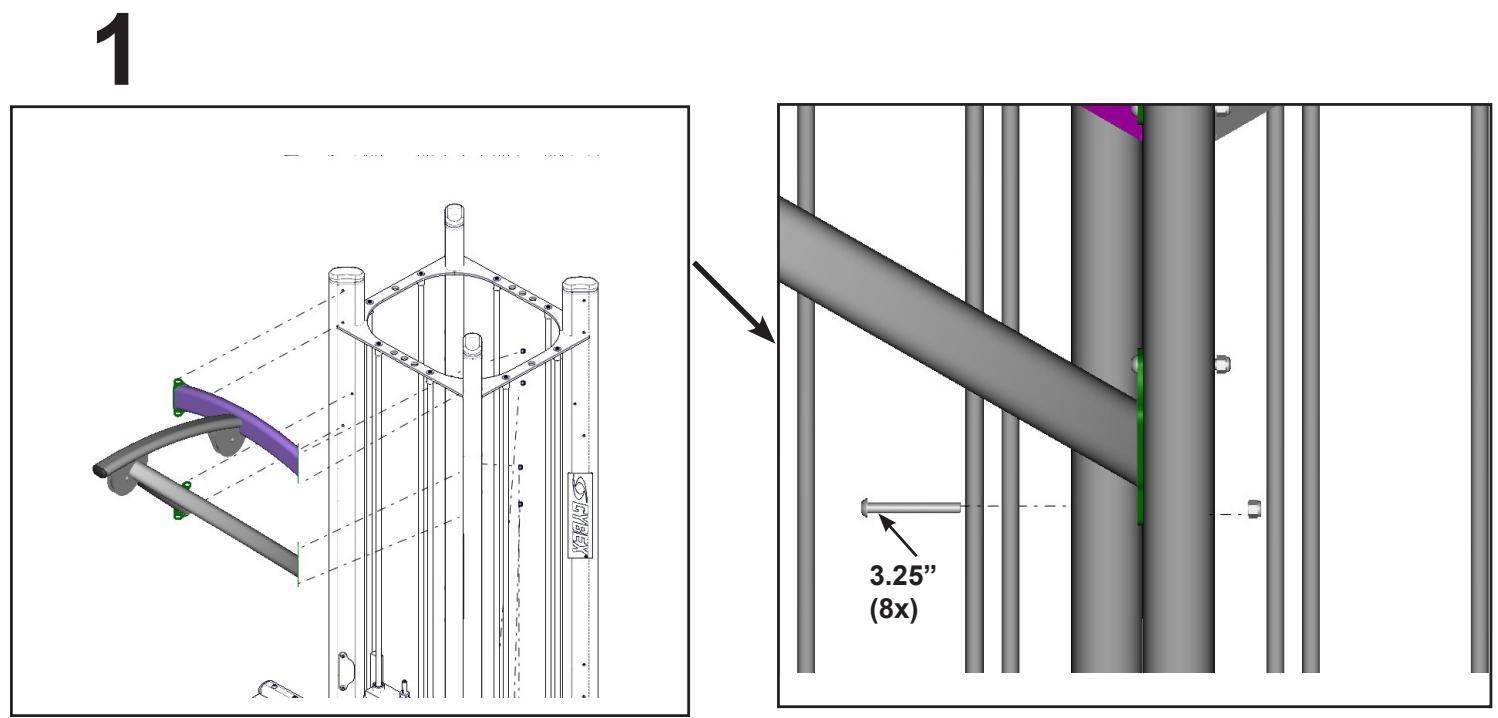 CYBEX INTERNATIONAL JUNGLE GYM - Arm extension - 6