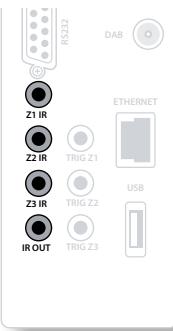 ARCAM FMJ AVR500 - Connecteurs infrarouges (IR) - 1