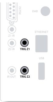 ARCAM FMJ AVR500 - Connecteurs de déclenchement - 1