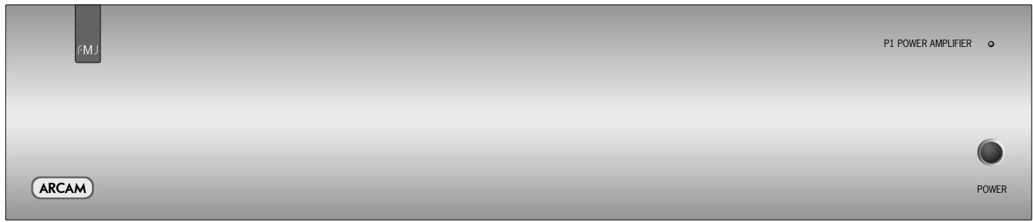 ARCAM P35 - P35 VOLLVERSTÄRKER: VORDERE BLENDE - 1
