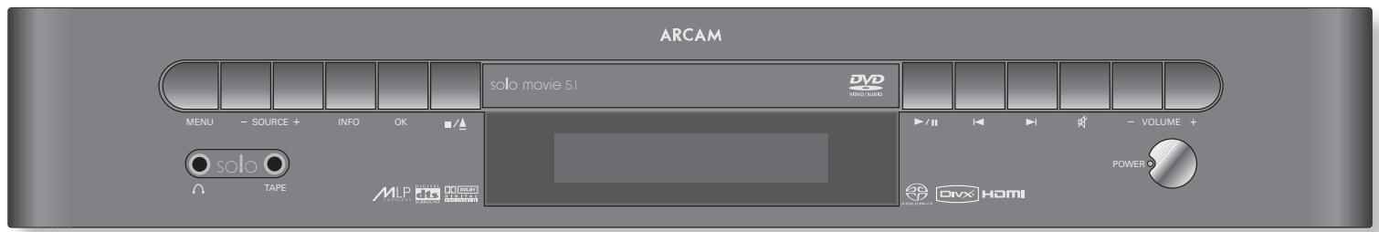 ARCAM SOLO MOVIE 5.1 - Avertissement : - 2