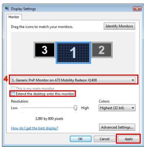 TARGUS ACA11EU - Controlla il Display usingo le Proprietà dello schermo di Windows (perWindows XP e Vista) - 10