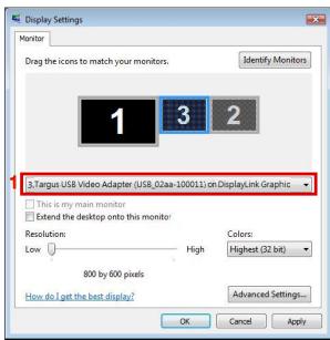 TARGUS ACA11EU - Controlla il Display usingo le Proprietà dello schermo di Windows (perWindows XP e Vista) - 4
