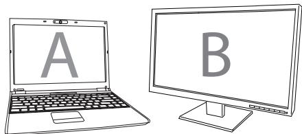 TARGUS ACA11EU - Het beeldscherm instellen met behulp van videomenuopties voor de adapter. - 3
