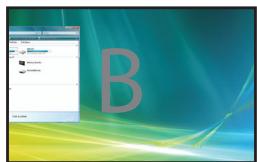 TARGUS ACA11EU - Controlo do écãr as opções do menu do video do adaptor - 4