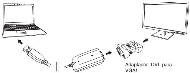 TARGUS ACA11EU - Ligação da um monitor ou LCD - 2