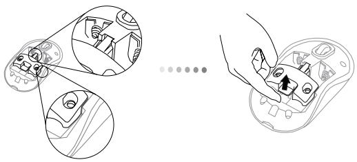 TARGUS AMB09EU - Montering af batterier - 2