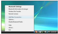 TARGUS AMB09EU - Sujungimas su Bluetooth programine   iranga: TOSHIBA (Windows Vista) - 1