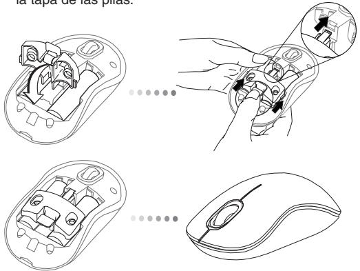 TARGUS BLUETOOTH COMFORT LASER MOUSE - Instalación de las Pilas - 6