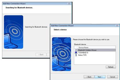 TARGUS BLUETOOTH COMFORT LASER MOUSE - Σύνδεση με λογισμικό Bluetooth: TOSHIBA (Windows Vista) - 3