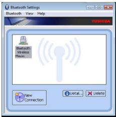 TARGUS BLUETOOTH COMFORT LASER MOUSE - Koble til med Bluetoothprogramvare: TOSHIBA (Windows Vista) - 5