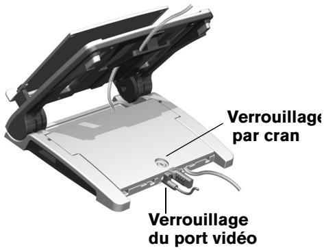 TARGUS ERGO D-PRO - Connexion d'un câble de sécurité - 1