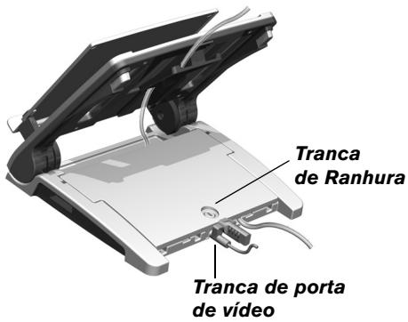 TARGUS ERGO D-PRO - Ligação de um Cabo de Segura - 1