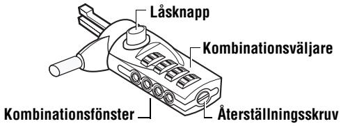 TARGUS PA410E - Ställa in kombinationen - 1