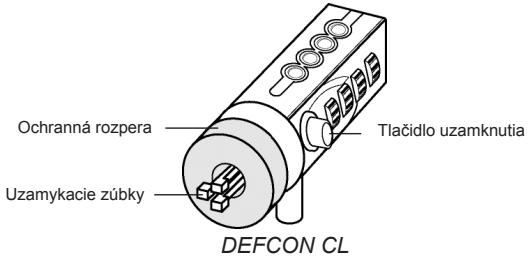 TARGUS PA410E - Uzamknutien notebooku pomocou DEFCON CL - 2