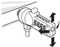 TARGUS PA410E - A DEFCON SecureSpacer használata - 2