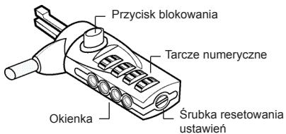 TARGUS PA410E - Ustawianie szyfru - 1