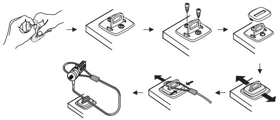 TARGUS PA410S - Anvend DEFCON sikkerheds basepladen - 2