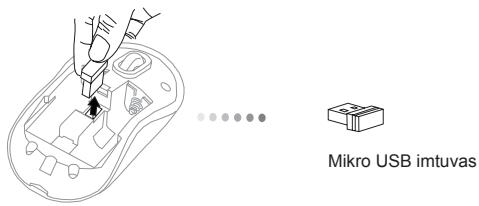 TARGUS WIRELESS COMFORT LASER MOUSE - Baterijujdiegimas - 5