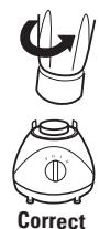 WHITE & BROWN BL 541 - Assemblage du blender - 1