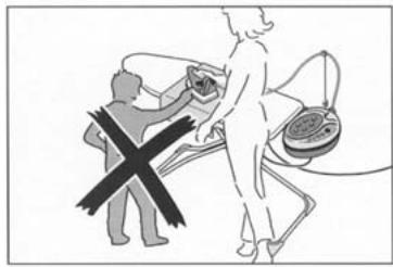 WHITE & BROWN DB 716 - Débrancher le câble d'alimentation : - 1