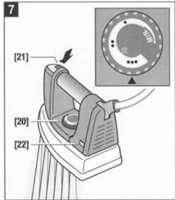 WHITE & BROWN DB 716 - Attention: the steam station can be started only when in the boiler there is enough water (but max 1,0l.) - 1