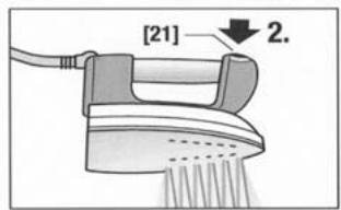 WHITE & BROWN DB 716 - Fonction de soufflerie (pousser l'interrupteur [6] vers la gauche) - 6