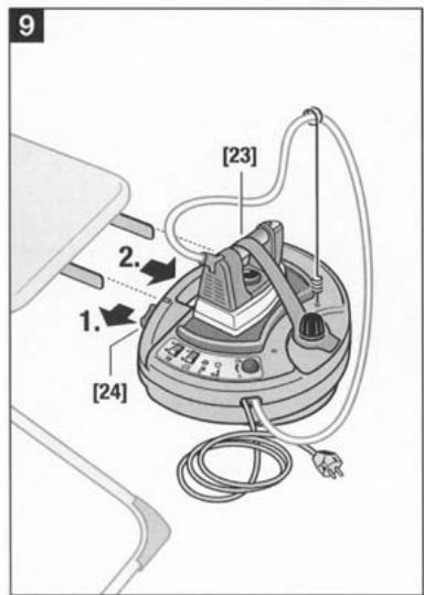 WHITE & BROWN DB 716 - Fonction de soufflerie (pousser l'interrupteur [6] vers la gauche) - 3
