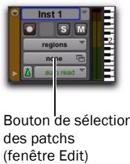 DIGIDESIGN 003 - Pour importer des noms de patch MIDI dans Pro Tools : - 1