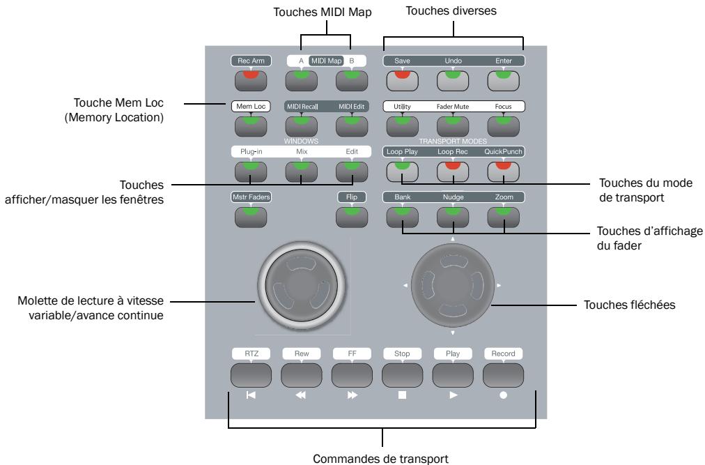 DIGIDESIGN 003 - Commandes de transport et de navigation - 1