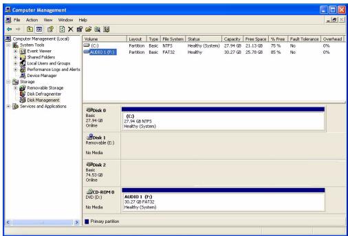 DIGIDESIGN 003 - Pour formater un lecteur audio : - 1