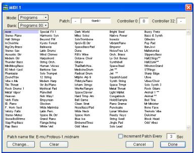DIGIDESIGN MBOX 2 MICRO - Pour importer des noms de patch MIDI dans pro tools : - 4