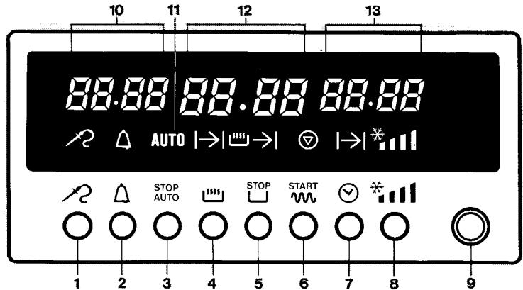 JUNO HEE 5466.1 BR ELT EB - Tableau de commande pour four haut HBE 5466.2/8466 - 1